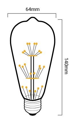 ampoule led firework