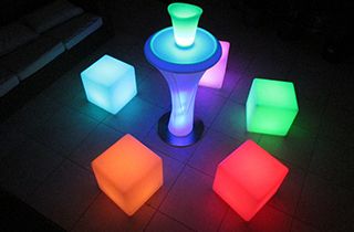 cube lumineux LED