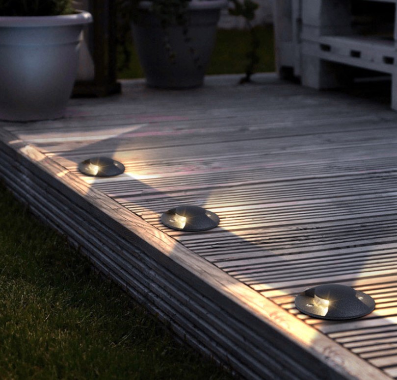 spot led extérieur blanc chaud terrasse